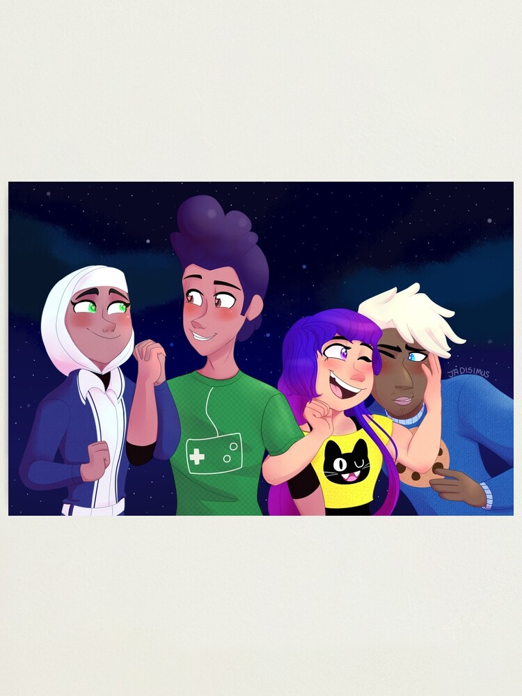 Glitch Techs Gang! Photographic Print for Sale by Jadisimus