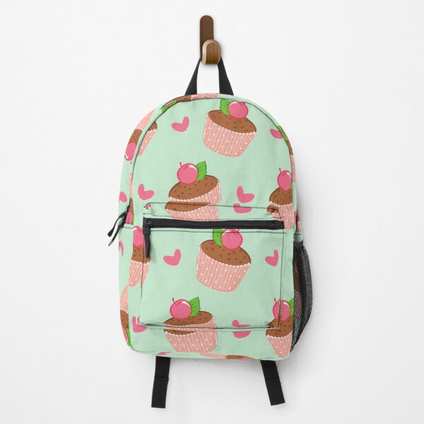 Item preview, Cherry Chocolate Cupcake Lime Green Pink Pattern designed and sold by IamTrending.