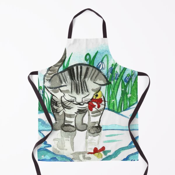 Item preview, Hello There - The Winter Kitty  designed and sold by Niina  Niskanen.