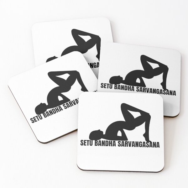Item preview, Yoga. Yogi on Bridge Pose. Setu Bandha Servangasana designed and sold by Damitparasayo.