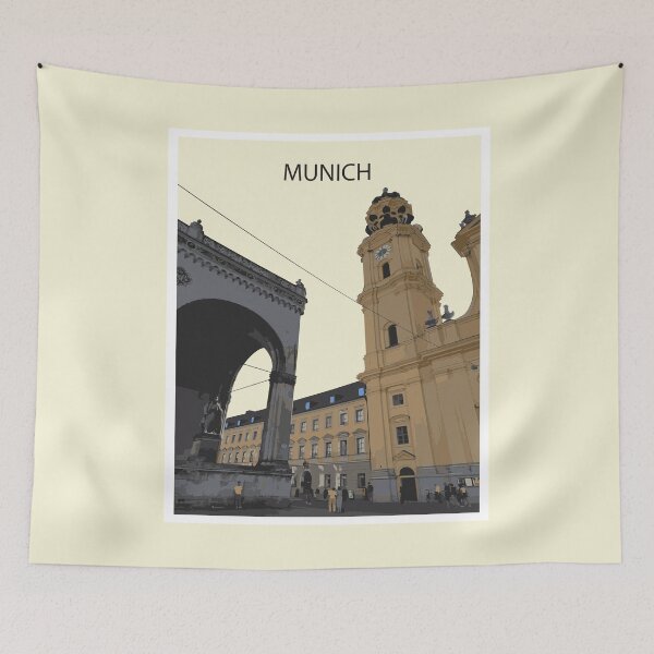 Item preview, Munich Germany Cityscape  designed and sold by stubiedoodles.