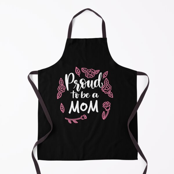 Item preview, "Proud To Be A Mom" cute lettering with black backround designed and sold by Art Wear Nation.