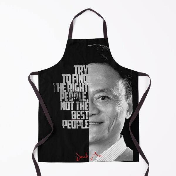 Item preview, Black and white Jack Ma quote. designed and sold by Enea Kelo.
