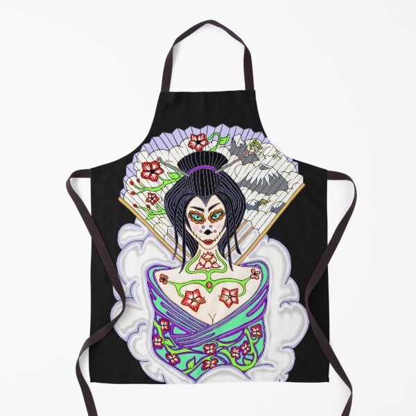 Item preview, Geisha Sugar Skull designed and sold by J-CCreations.