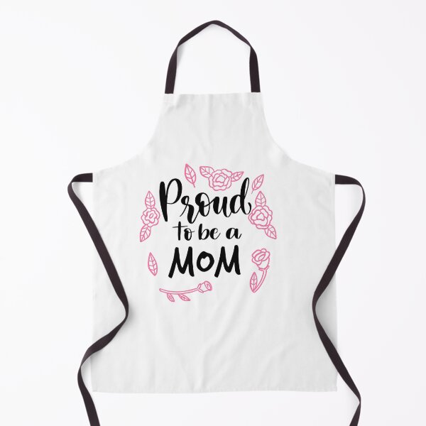 Item preview, "Proud To Be A Mom" cute lettering with white backround designed and sold by Art Wear Nation.