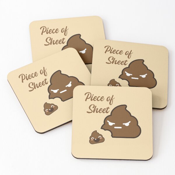 Item preview, PIECE OF SHEET, CUTE FUNNY POOP designed and sold by TheFirstOne.