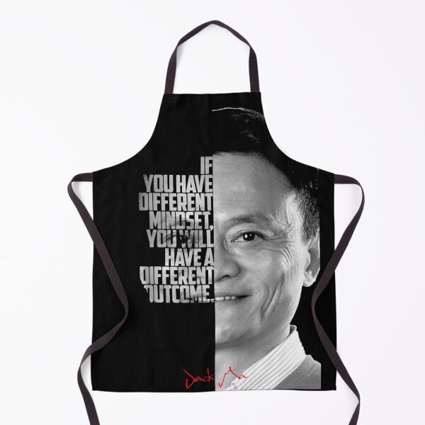 Item preview, Black and white Jack Ma quote. designed and sold by Enea Kelo.