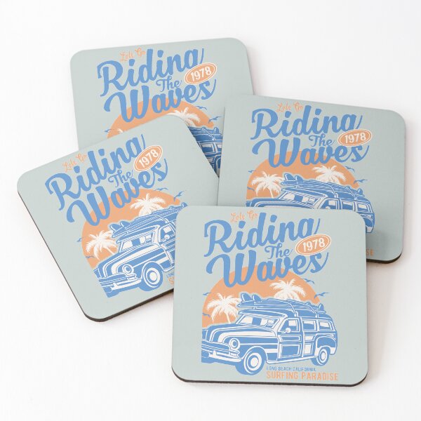 Item preview, Riding the waves, surfing paradise - Awesome surfing lover Gift designed and sold by Teenation9.