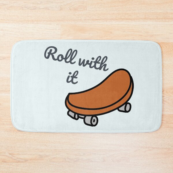 Item preview, Roll with it  (vintage skateboard) designed and sold by Nesro34.