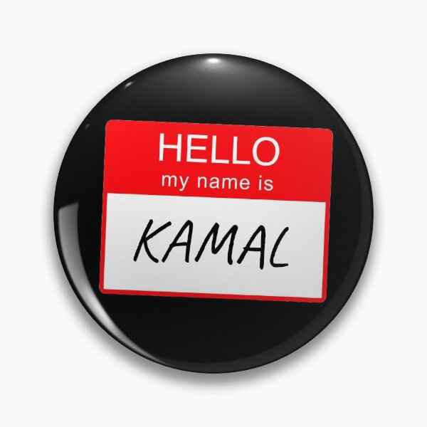 Artikelvorschau, Hallo, mein Name ist Kamal Name Tag Custom Personalized Design entworfen und verkauft von CreatedbyJR.
