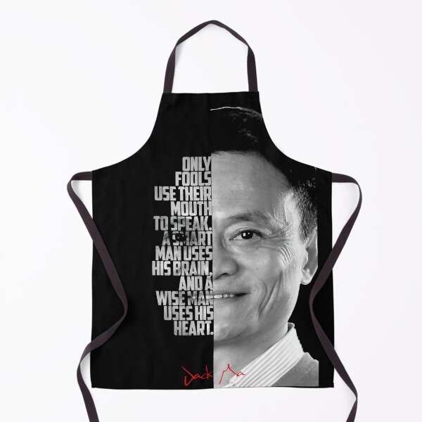 Item preview, Black and white Jack Ma quote. designed and sold by Enea Kelo.