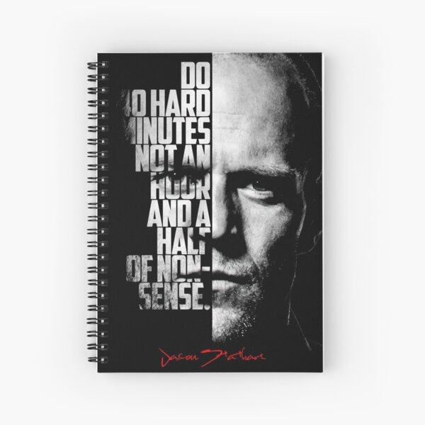 Item preview, Black and white Jason Statham quote. designed and sold by eneakelo777.