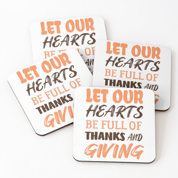 Item preview, Let Our Hearts Be Full Of Thanks And Giving designed and sold by zackup.