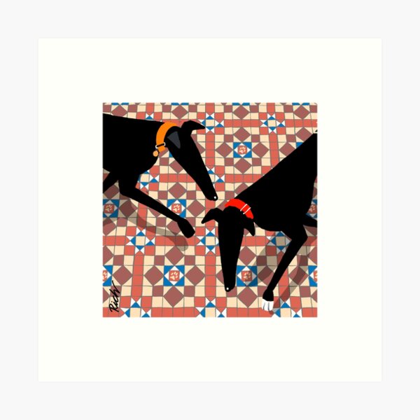 Item preview, Hounds and Tiles designed and sold by RichSkipworth.