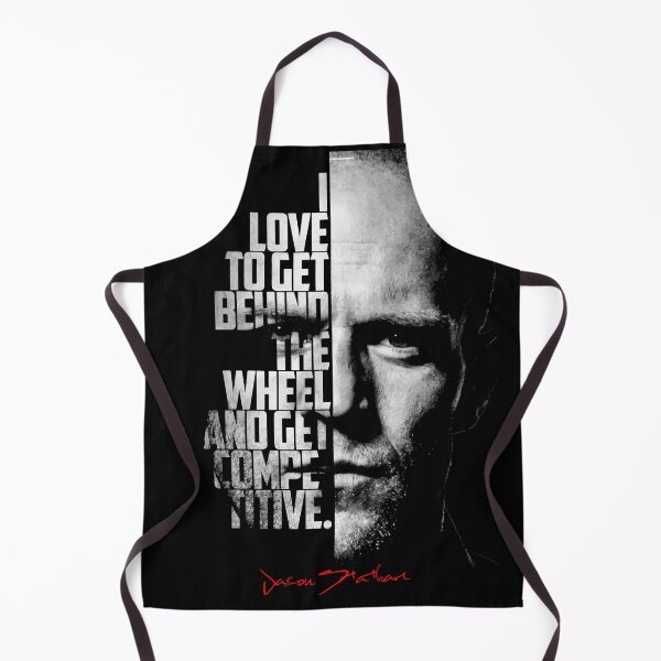 Item preview, Black and white Jason Statham quote. designed and sold by Enea Kelo.