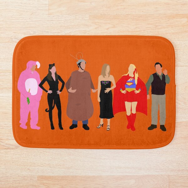The One With Halloween Costumes Bath Mat