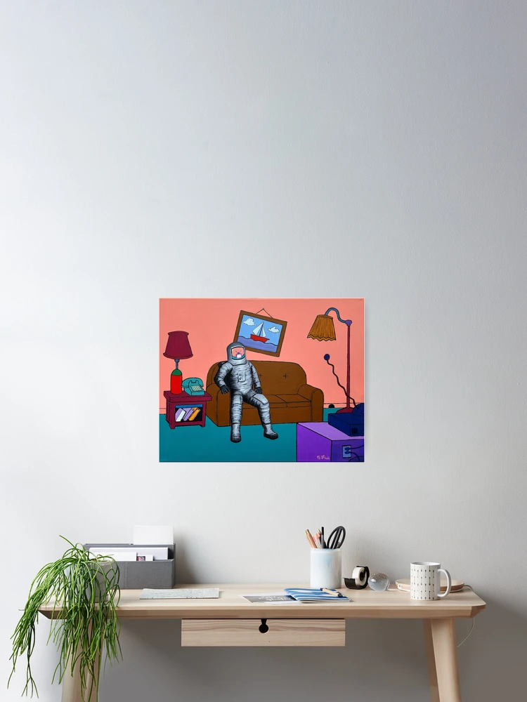 Thumbnail 2 of 3, Poster, Spaced Out In Springfield designed and sold by flooko.