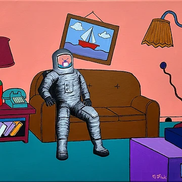 Artwork thumbnail, Spaced Out In Springfield by flooko