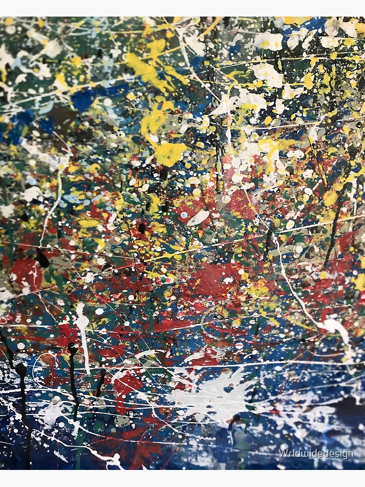 "Jackson Pollock splatter art" Poster for Sale by Wrldwidedesign