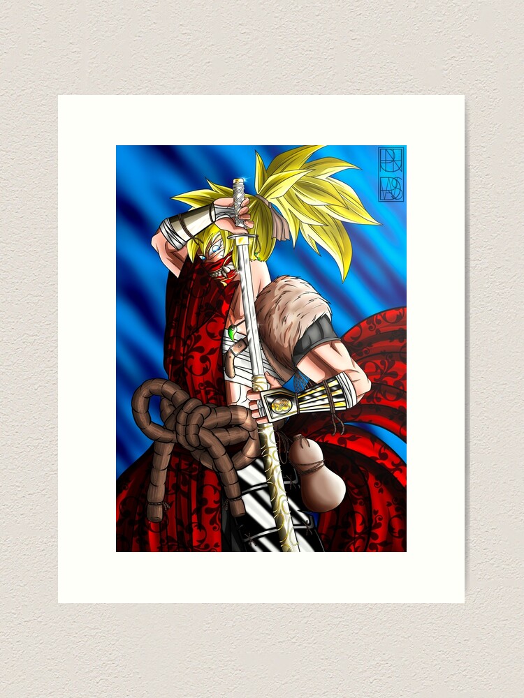 My OC Kala in her Ssj5 Form no Background Art Board Print for