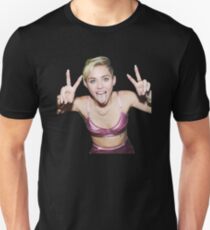 Funny Miley Cyrus - tri Unisex T-Shirt