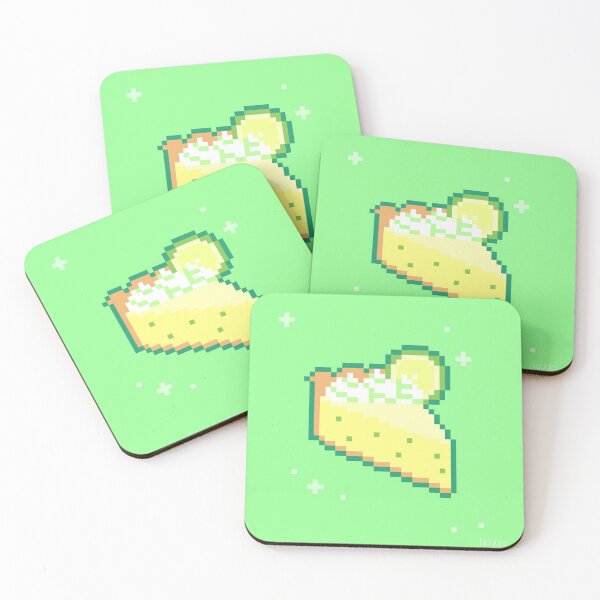 Item preview, Key lime pie pixel art designed and sold by Nayala-Art.