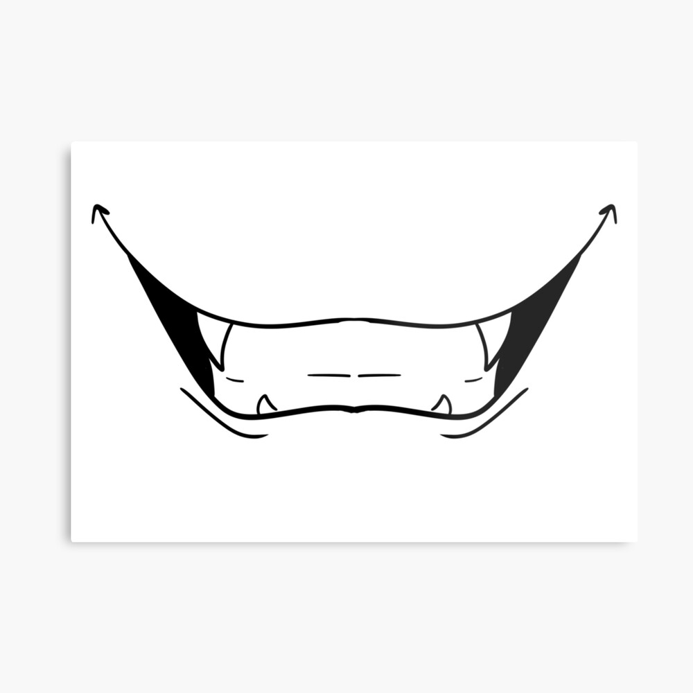 Anime vampire mouth - Face Mask