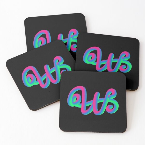 Item preview, Letter W Neon Multicolor designed and sold by Aethel84.