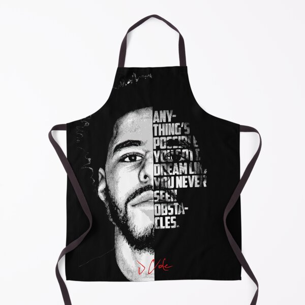 Item preview, Black and white J Cole quote. designed and sold by Enea Kelo.