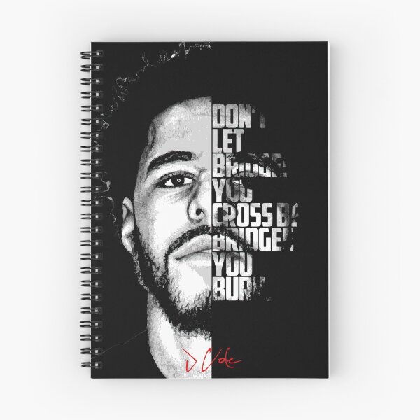Item preview, Black and white J Cole quote. designed and sold by Enea Kelo.