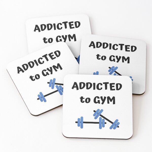 Item preview, Addicted to gym. Sports quote designed and sold by KamTamDesigns11.