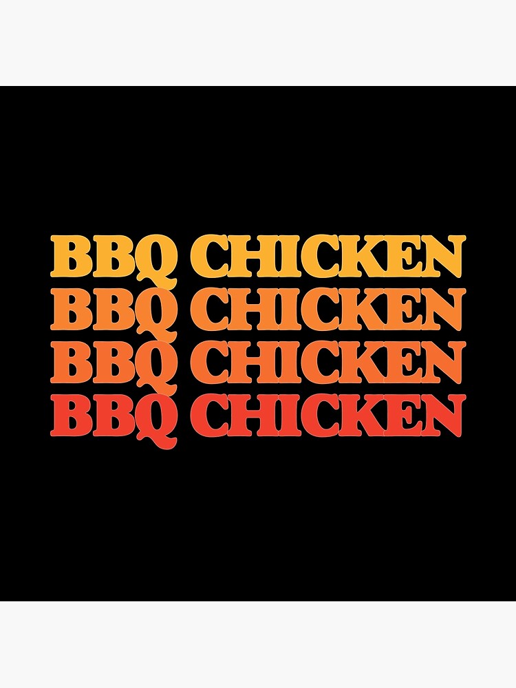 "BBQ Chicken Basketball" Poster by slamhighdesign Redbubble
