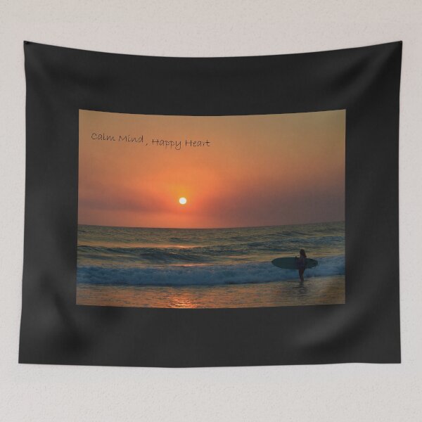 Item preview, Surf Girl- Calm Mind Happy Heart - Gold Coast Australia designed and sold by SaltySurfgirl.