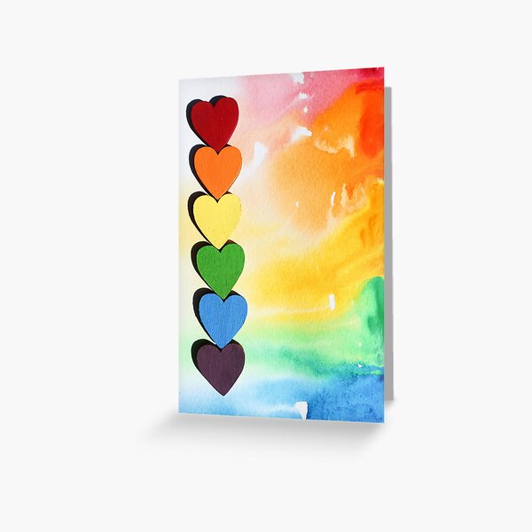 Item preview, Rainbow Hearts designed and sold by shihaams.