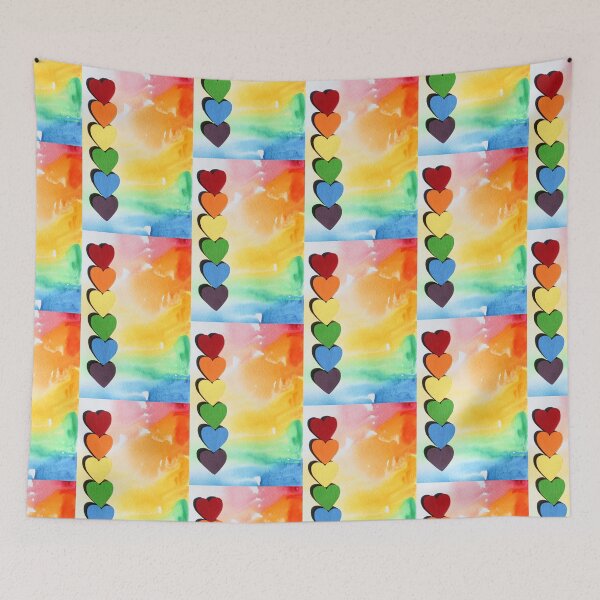 Item preview, Rainbow Hearts designed and sold by shihaams.