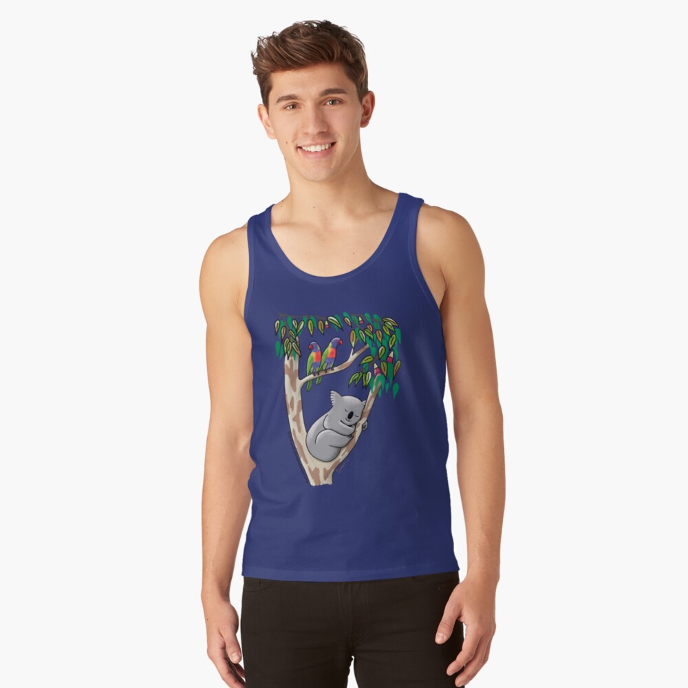 Sweet Dreams Sleeping Koala Tank Top
