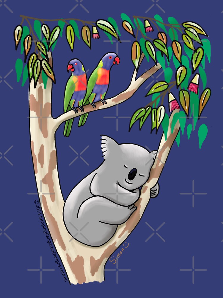 Sweet Dreams Sleeping Koala by JumpingKangaroo