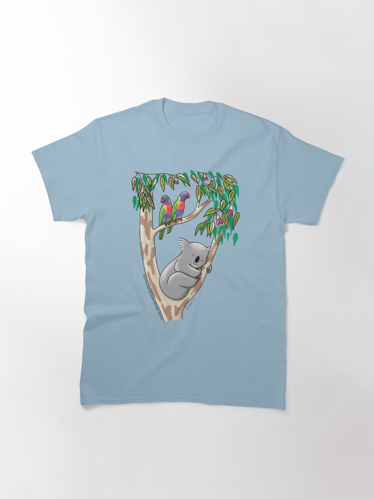 Alternate view of Sweet Dreams Sleeping Koala Classic T-Shirt