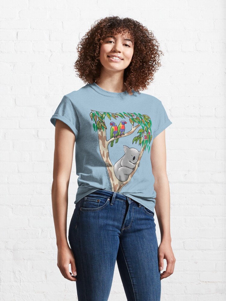 Alternate view of Sweet Dreams Sleeping Koala Classic T-Shirt