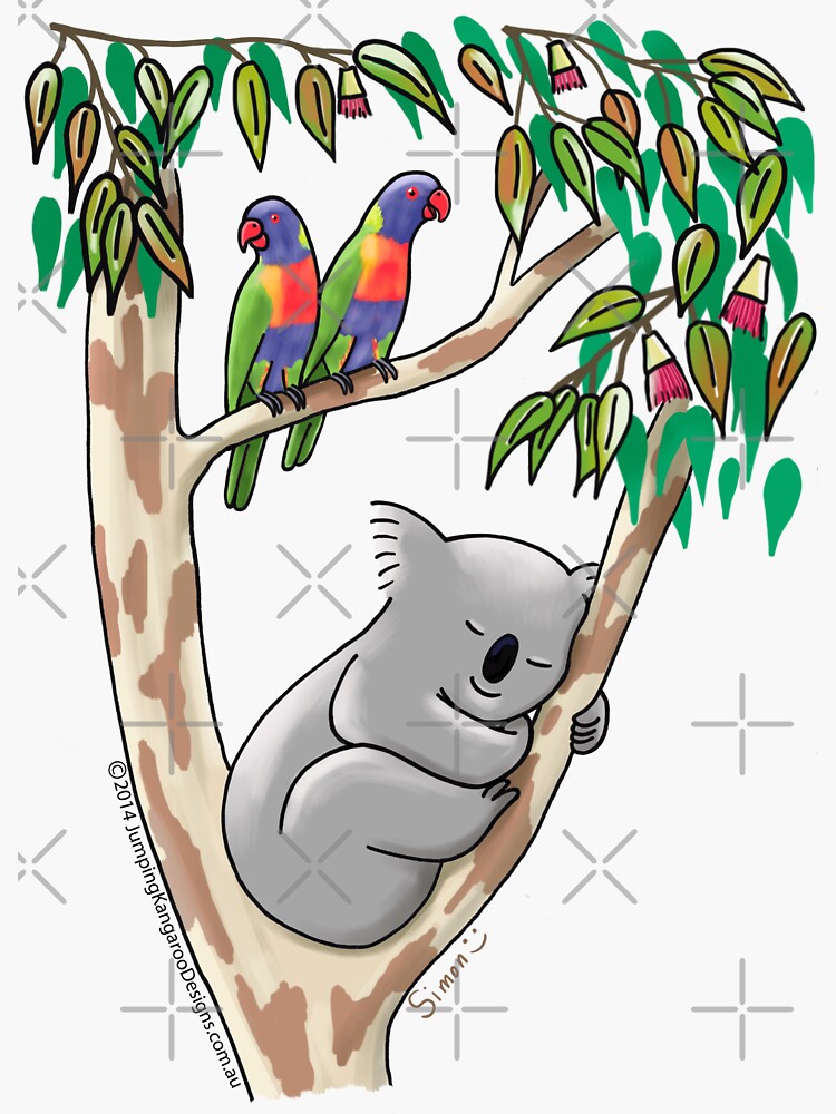 Sweet Dreams Sleeping Koala by JumpingKangaroo