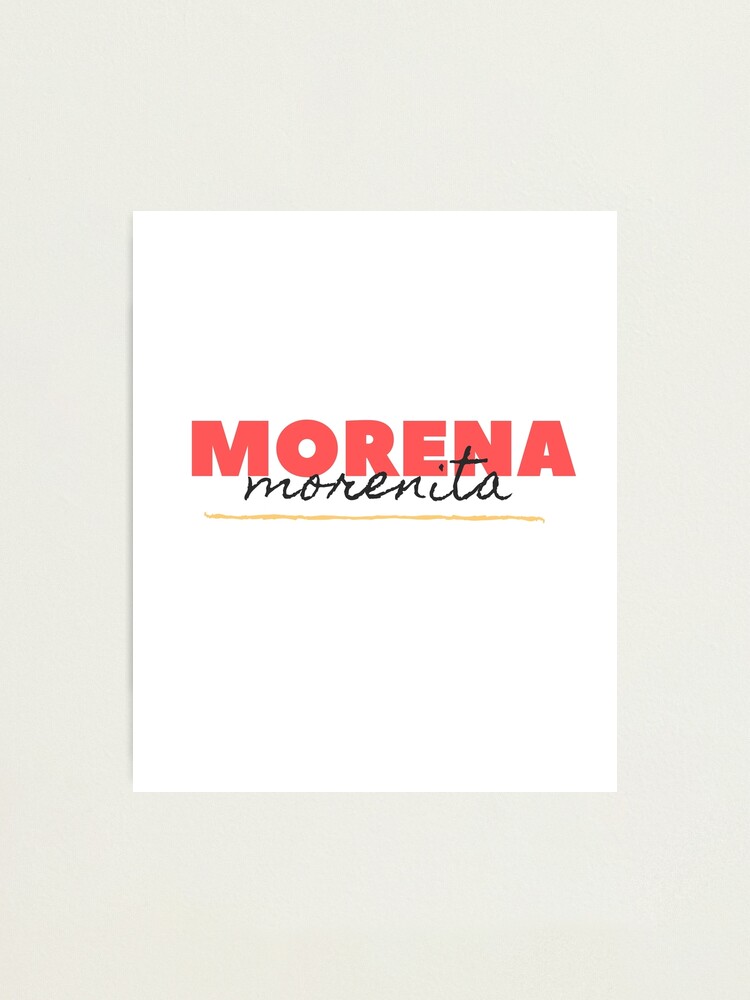 Lámina fotográfica «Morena Morenita» de LaTienditaShop | Redbubble