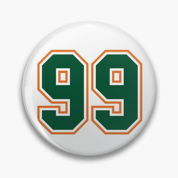 Item preview, Green And Orange Jersey 99 Number.  Lucky Number ninety-nine Straight From Miami designed and sold by Urosek.