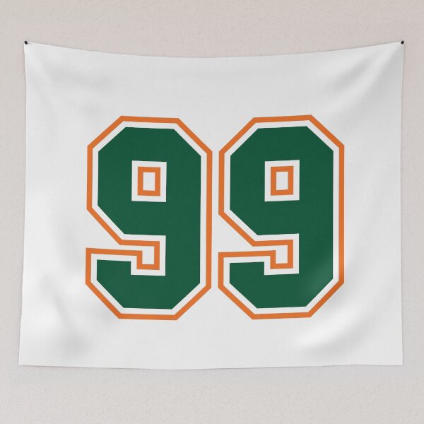 Item preview, Green And Orange Jersey 99 Number.  Lucky Number ninety-nine Straight From Miami designed and sold by Urosek.