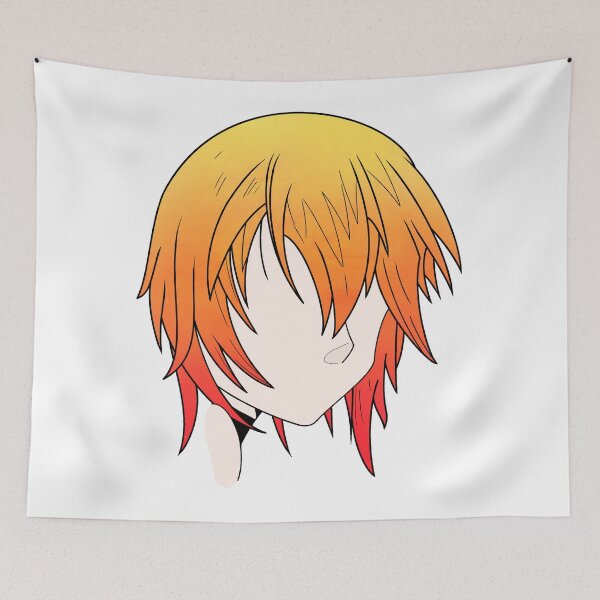 Item preview, Manga woman's drawing orange designed and sold by Jess-Xs.