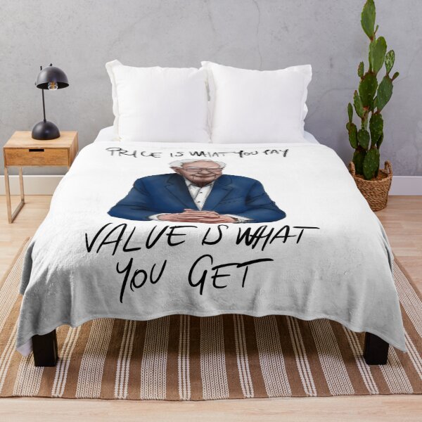 Item preview, Price is what you pay, value is what you get. by Warren Buffett designed and sold by Smurfypixels.