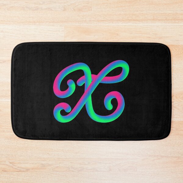 Item preview, Letter X Neon Multicolor designed and sold by Aethel84.