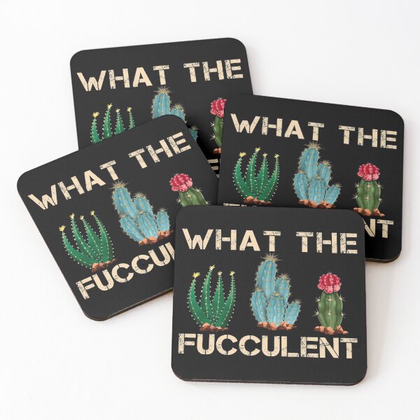 Item preview, What the Fucculent Cactus Succulents Gardening, Women's What the Fucculent Cactus Succulents Plants Gardening Gift,what the fucculent cross stitch pattern designed and sold by Shozon.