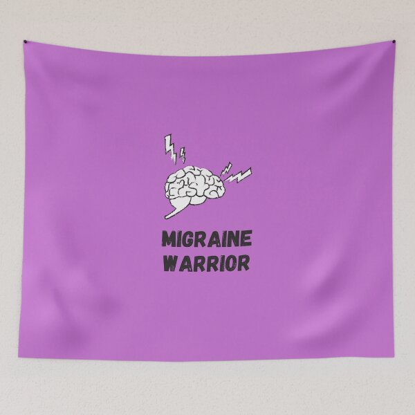 Item preview, Migraine Warrior Brain Thunder designed and sold by ImanAli.