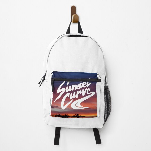 Item preview, Sunset curve palm trees designed and sold by Dailyartsie.