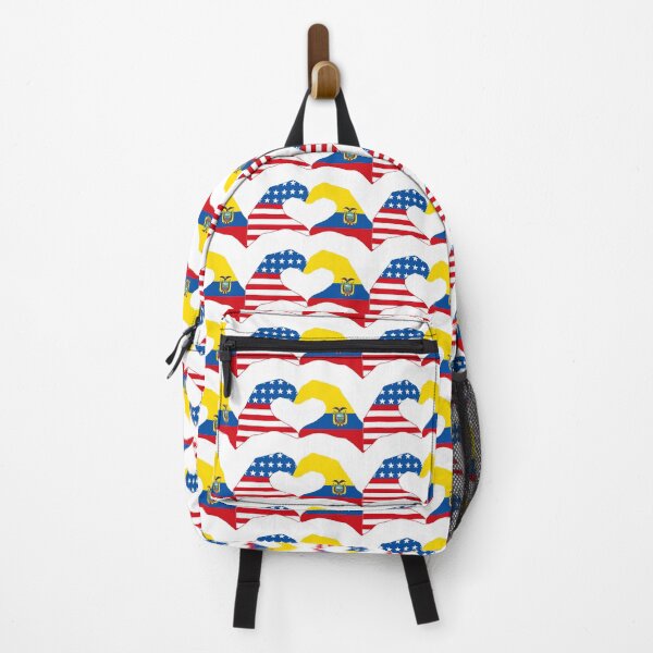 Item preview, We Heart USA & Ecuador Patriot Flag Series designed and sold by Carbon-Fibre Media.